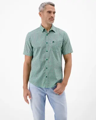 Lerros Poplin  Hemd - Mint Water