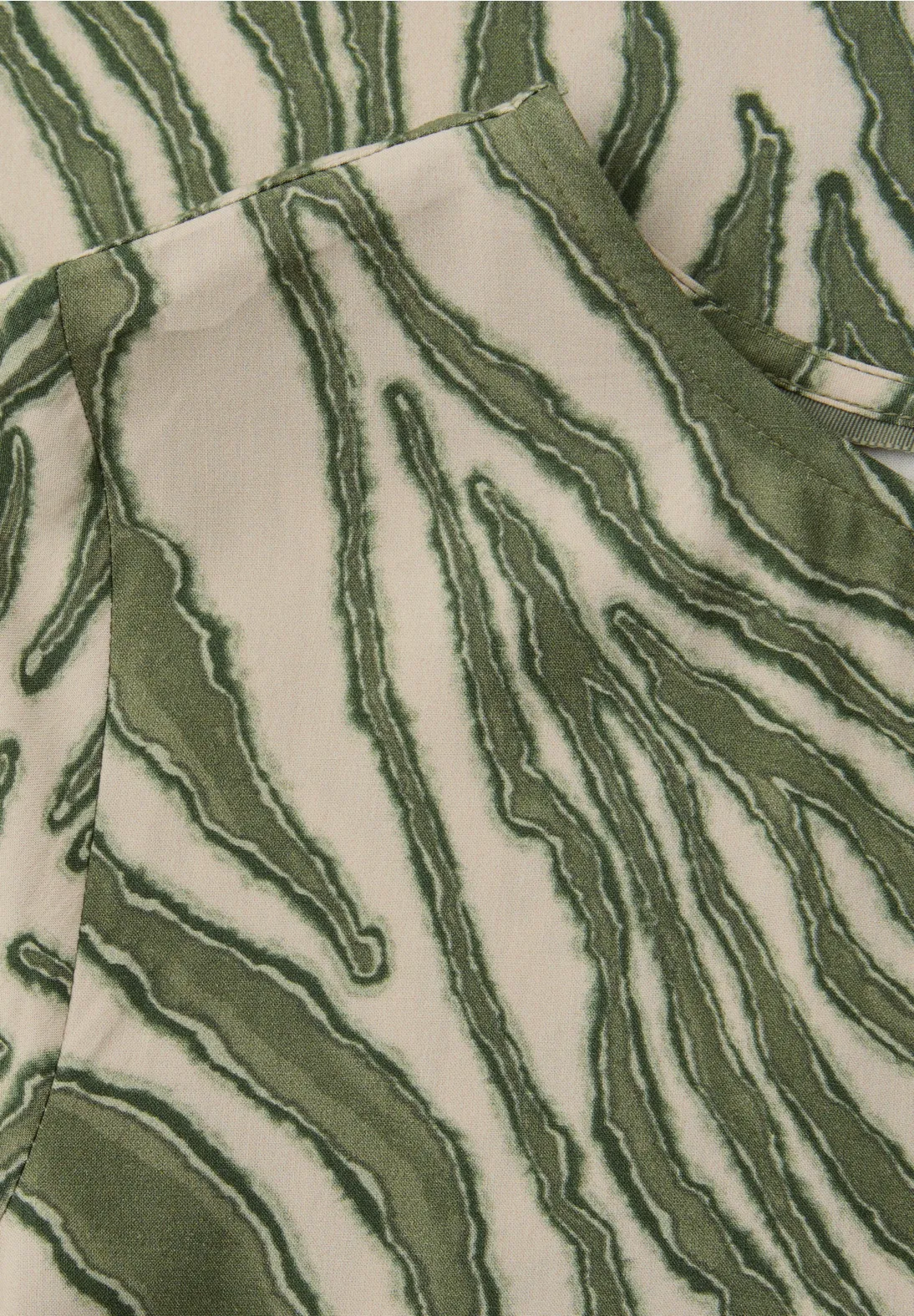 Street One Studio Print Bluse - Lichen Green