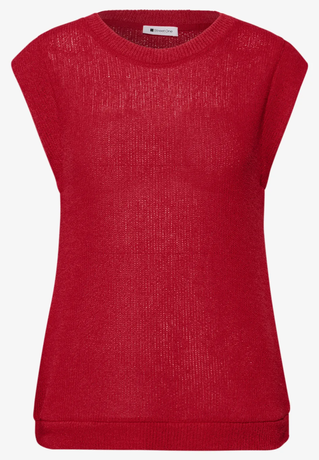 Street One Strick Top - Salsa Red