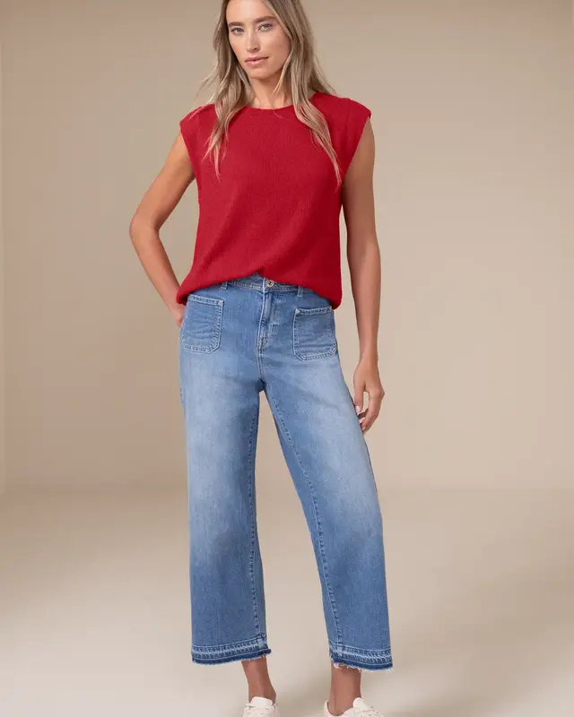 Street One Gebreide Top - Salsa Red