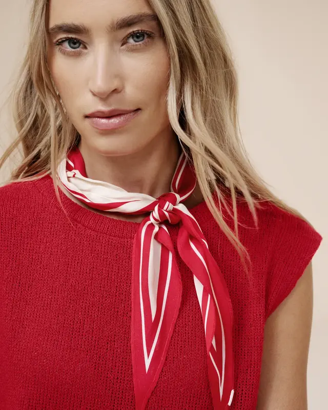 Street One Strick Top - Salsa Red