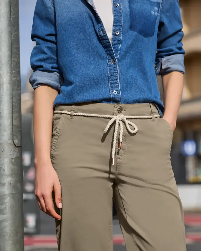 Street One Studio Papertouch Pants - Silent Sand