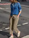 Street One Studio Papertouch Pants - Silent Sand