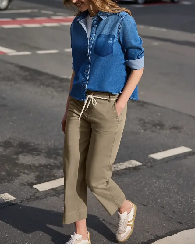 Street One Studio Papertouch Broek - Silent Sand