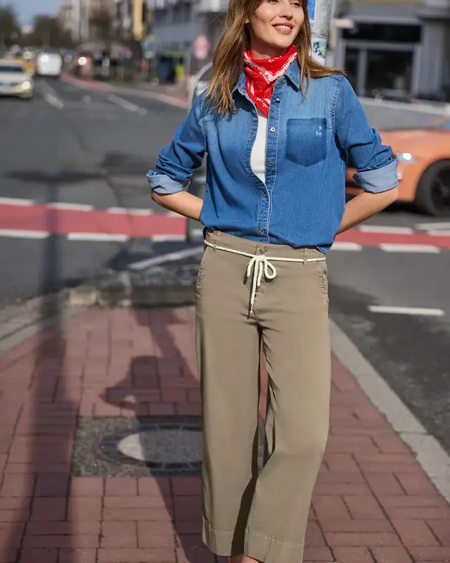 Street One Studio Papertouch Broek - Silent Sand