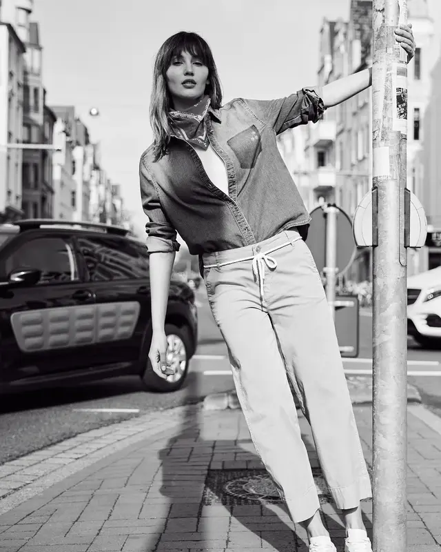 Street One Studio Papertouch Broek - Silent Sand