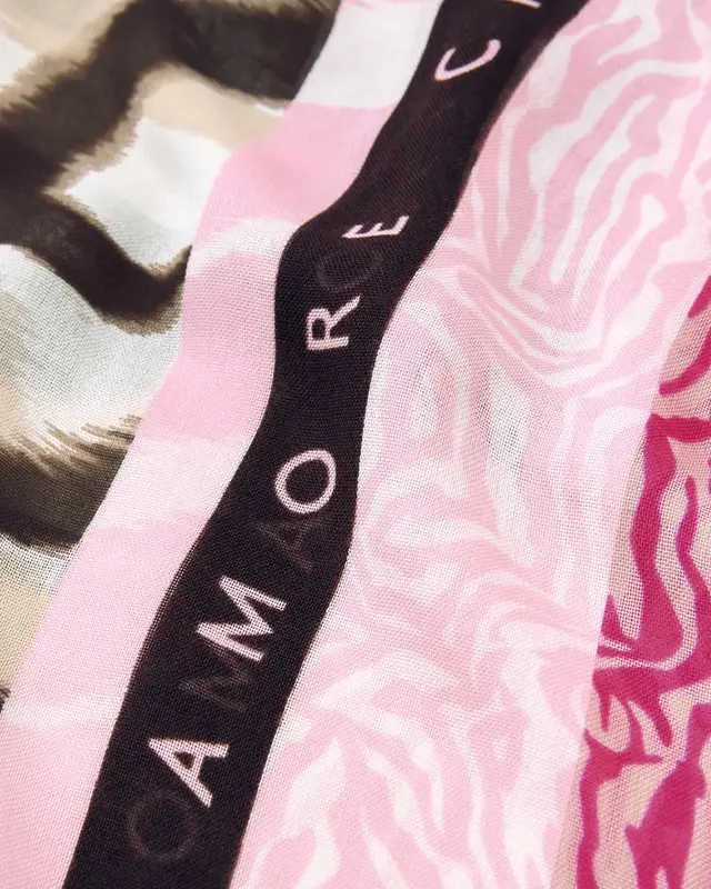 Street One Modal Lussjaal Print - Magenta Dream