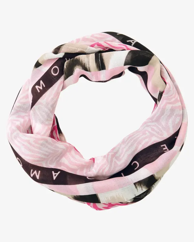 Street One Modal Scarf with Print - Magenta Dream