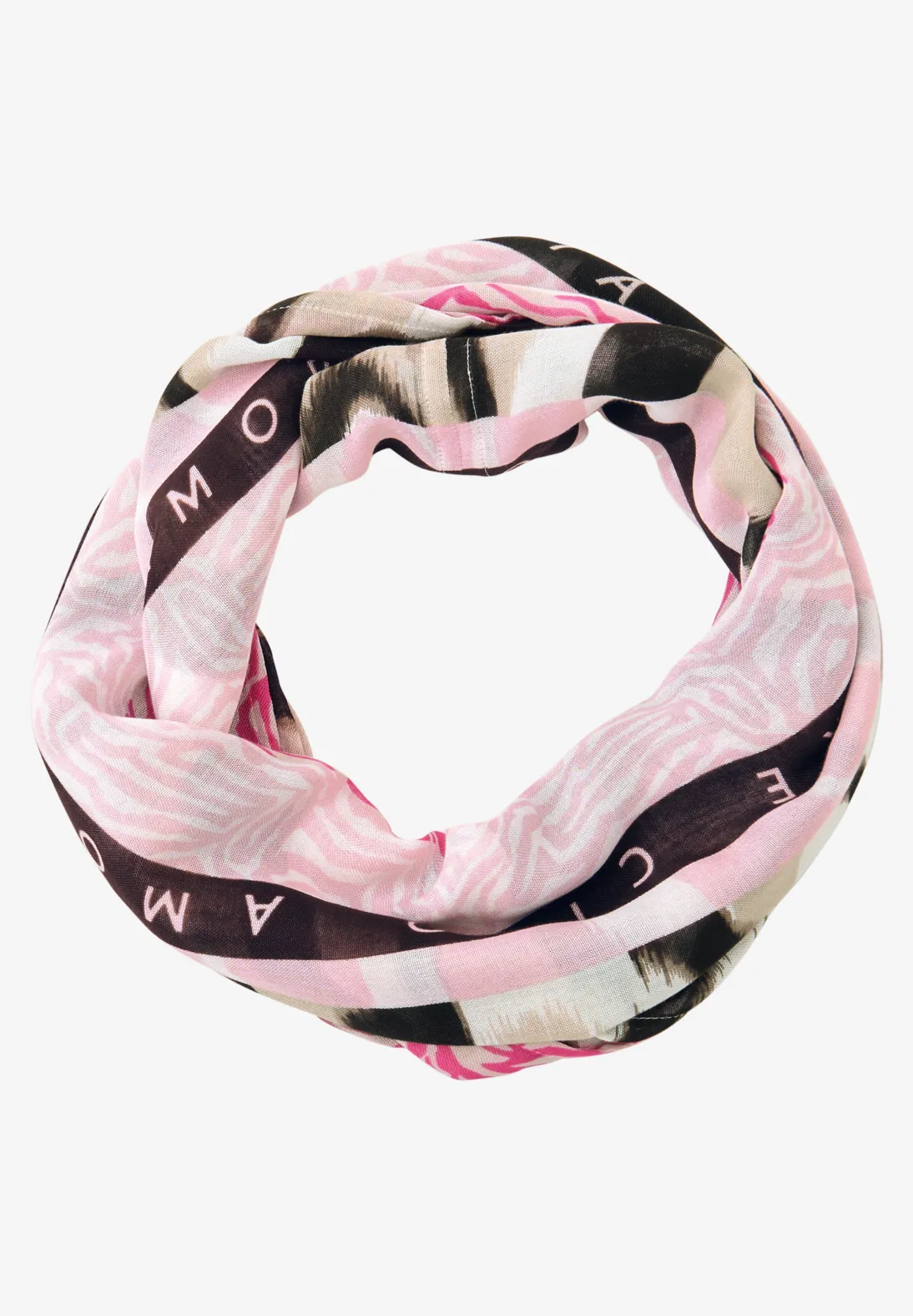 Street One Modal Scarf with Print - Magenta Dream