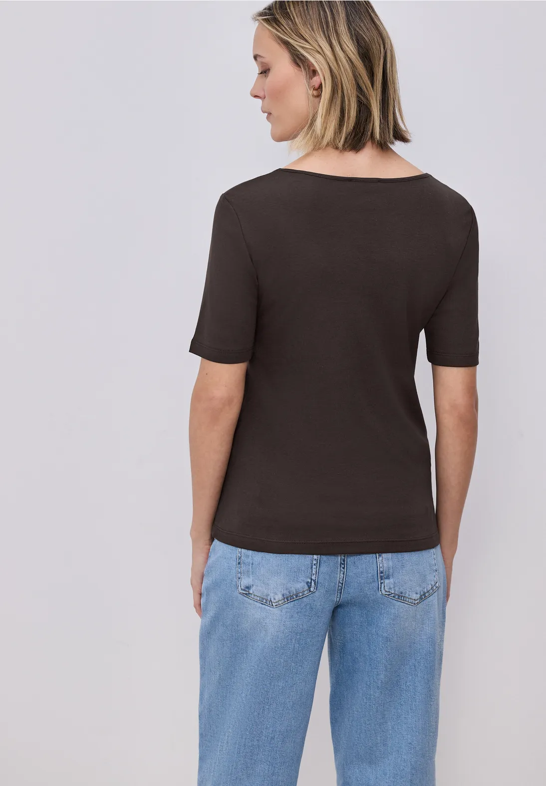 Street One Basic Shirt Ada - Espresso Brown