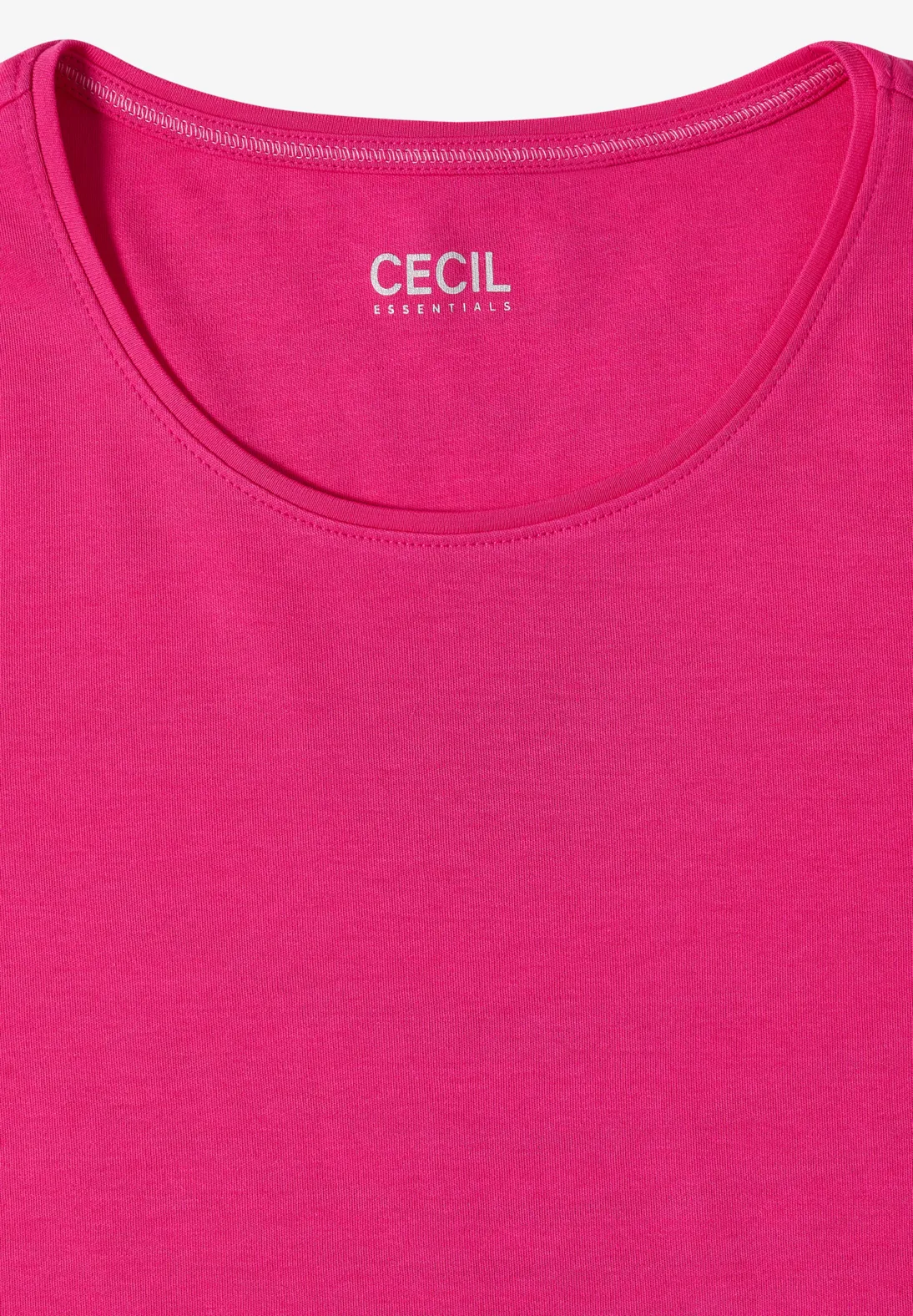 Cecil Organic T-Shirt Lena - Beetroot Pink