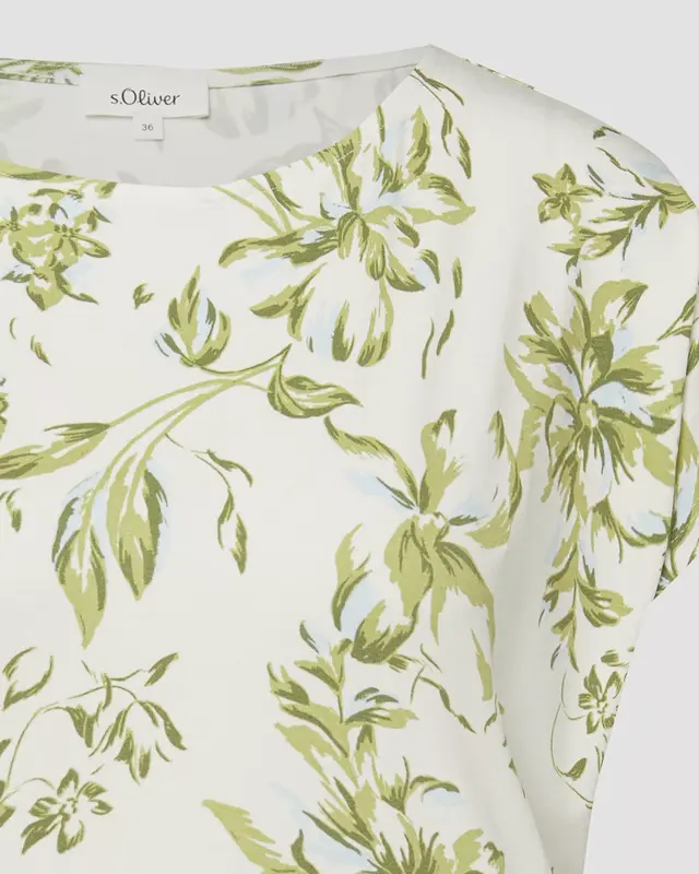 S. Oliver Print T-Shirt - Green