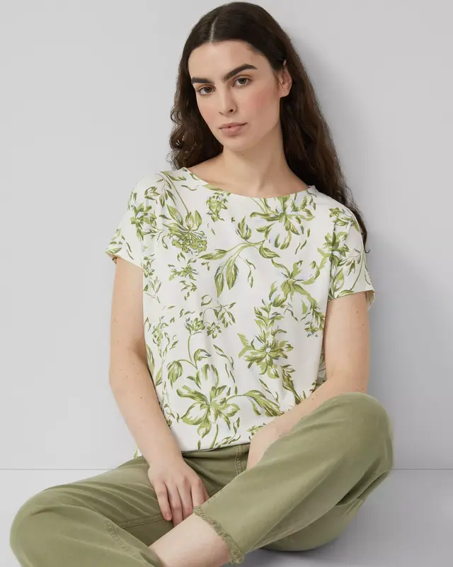 S. Oliver Print T-Shirt - Green