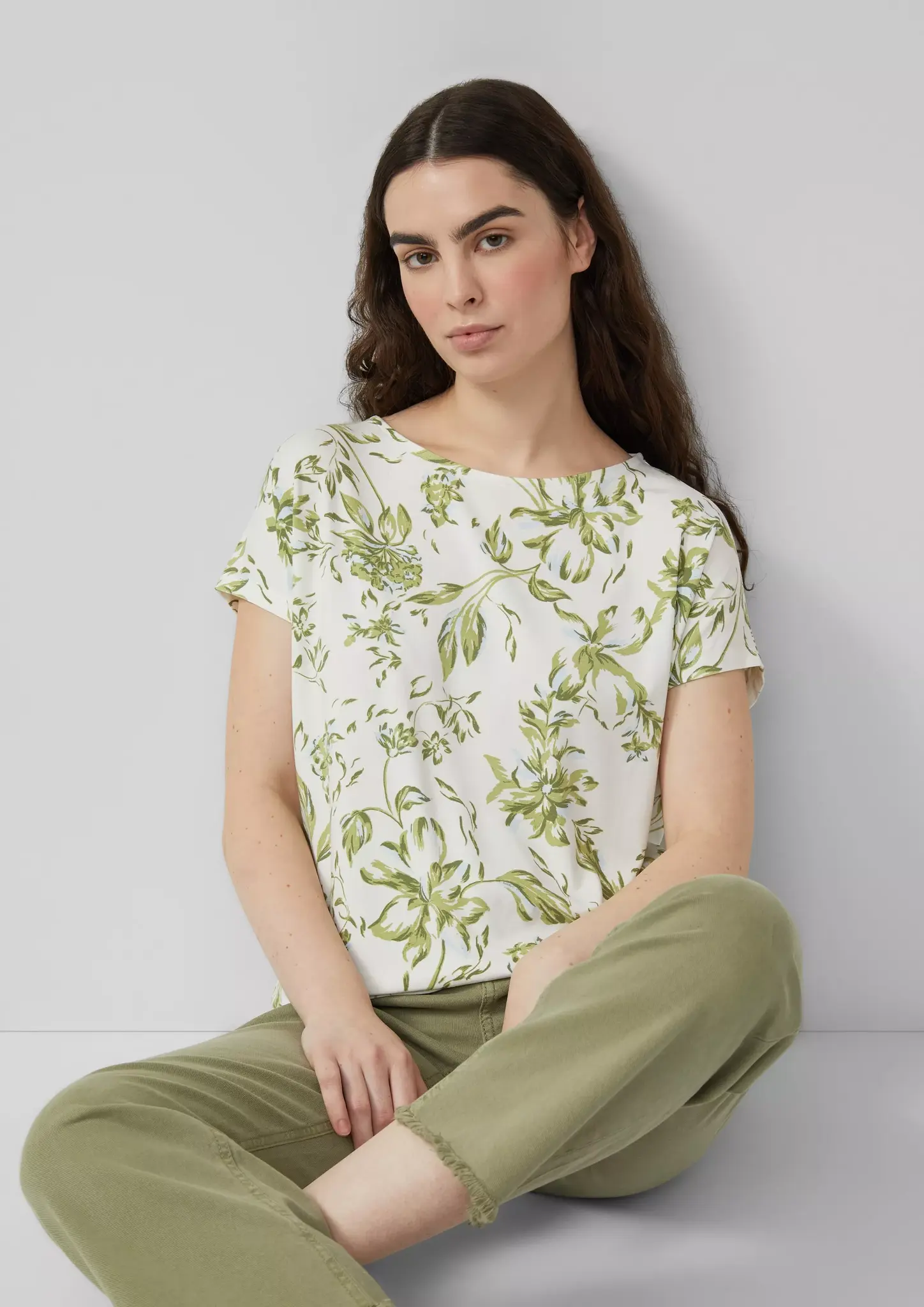 S. Oliver Print T-Shirt - Green