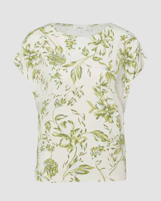 S. Oliver Print T-Shirt - Green