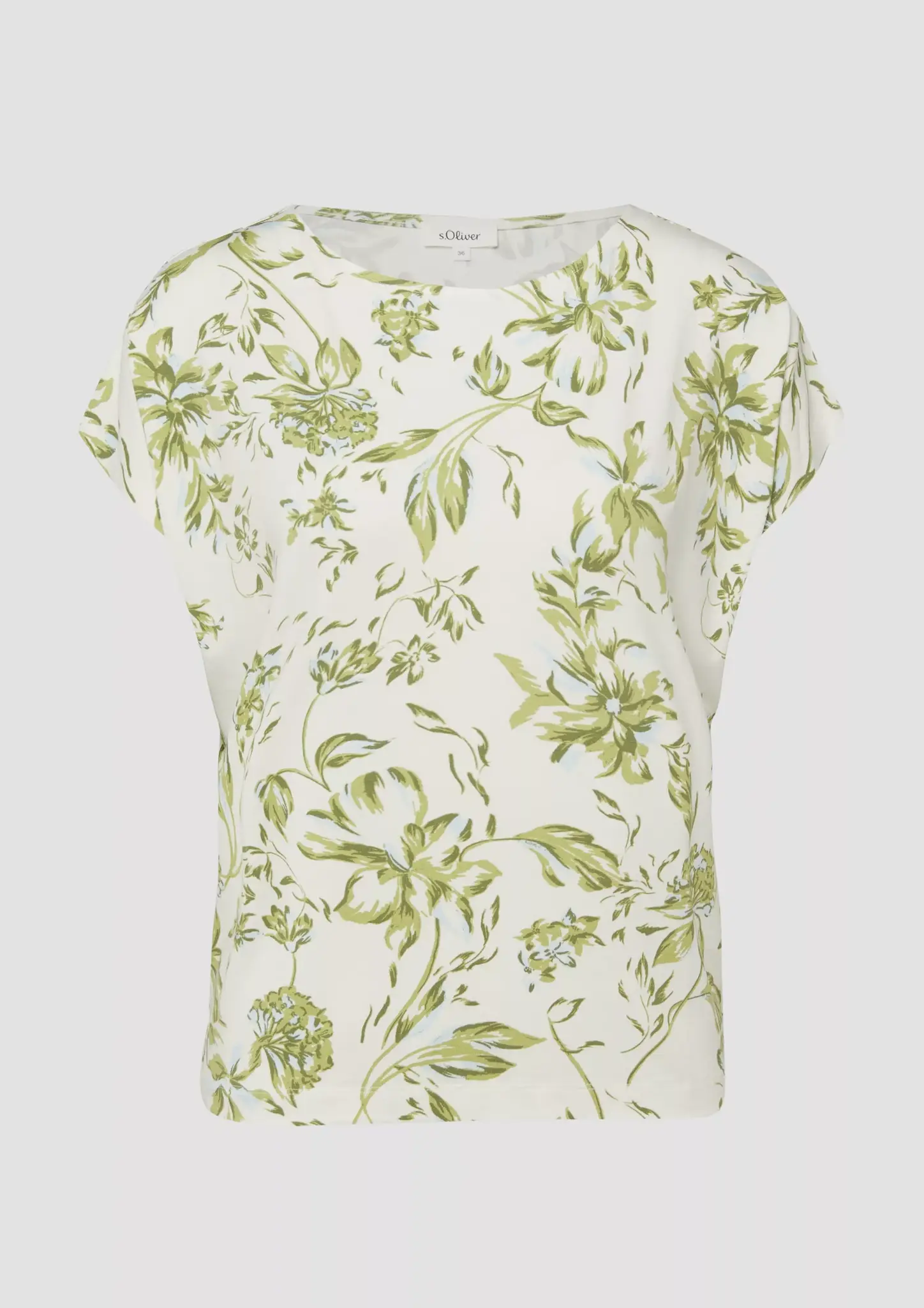 S. Oliver Print T-Shirt - Green
