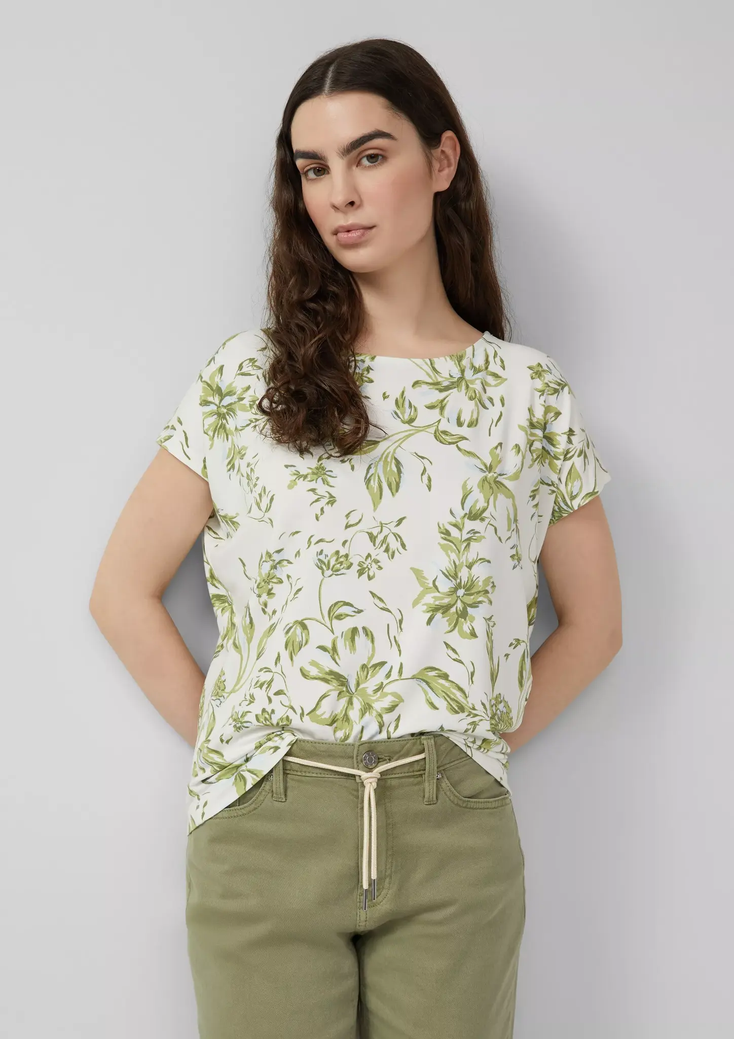 S. Oliver Print T-Shirt - Green