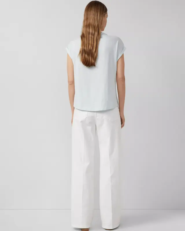 S. Oliver T-Shirt Frontprint - Blue