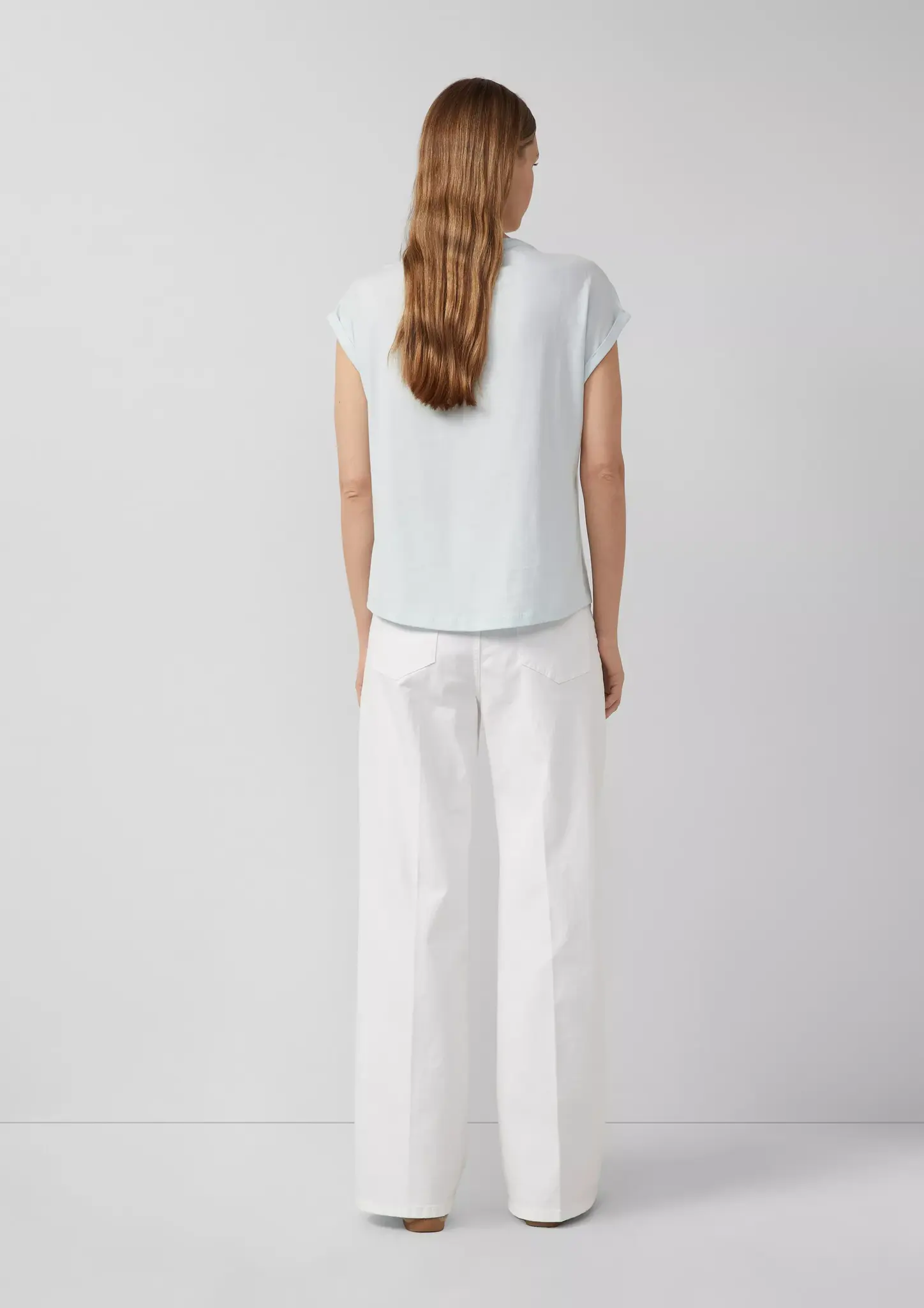 S. Oliver T-Shirt Frontprint - Blue