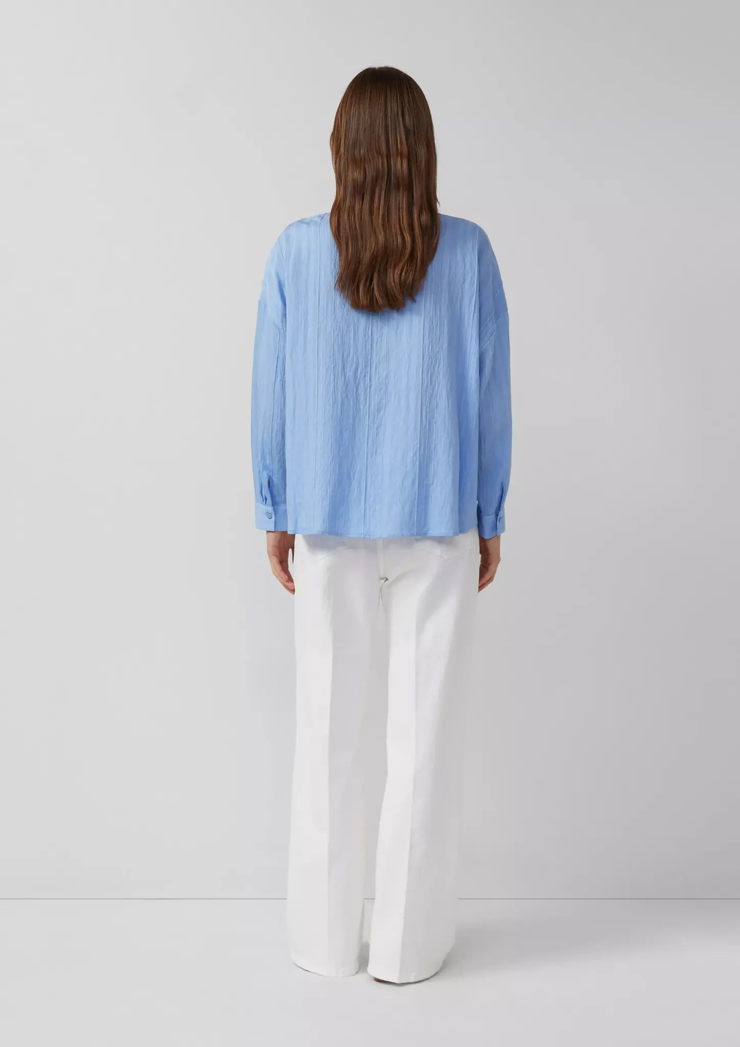 S. Oliver Gestructureerde Blouse - Blue