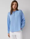 S. Oliver Structured Blouse - Blue