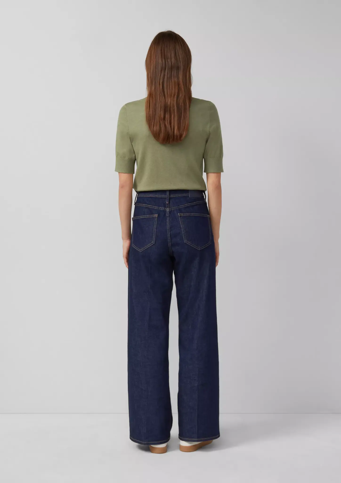 s.Oliver Top - dark green/verde scuro - (Second hand