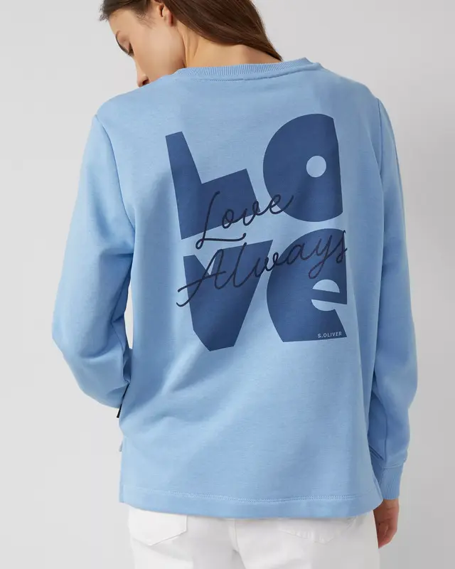S. Oliver Backprint Sweatshirt - Blue