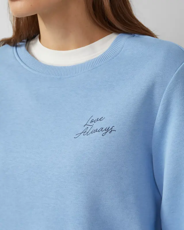 S. Oliver Backprint Sweatshirt - Blue