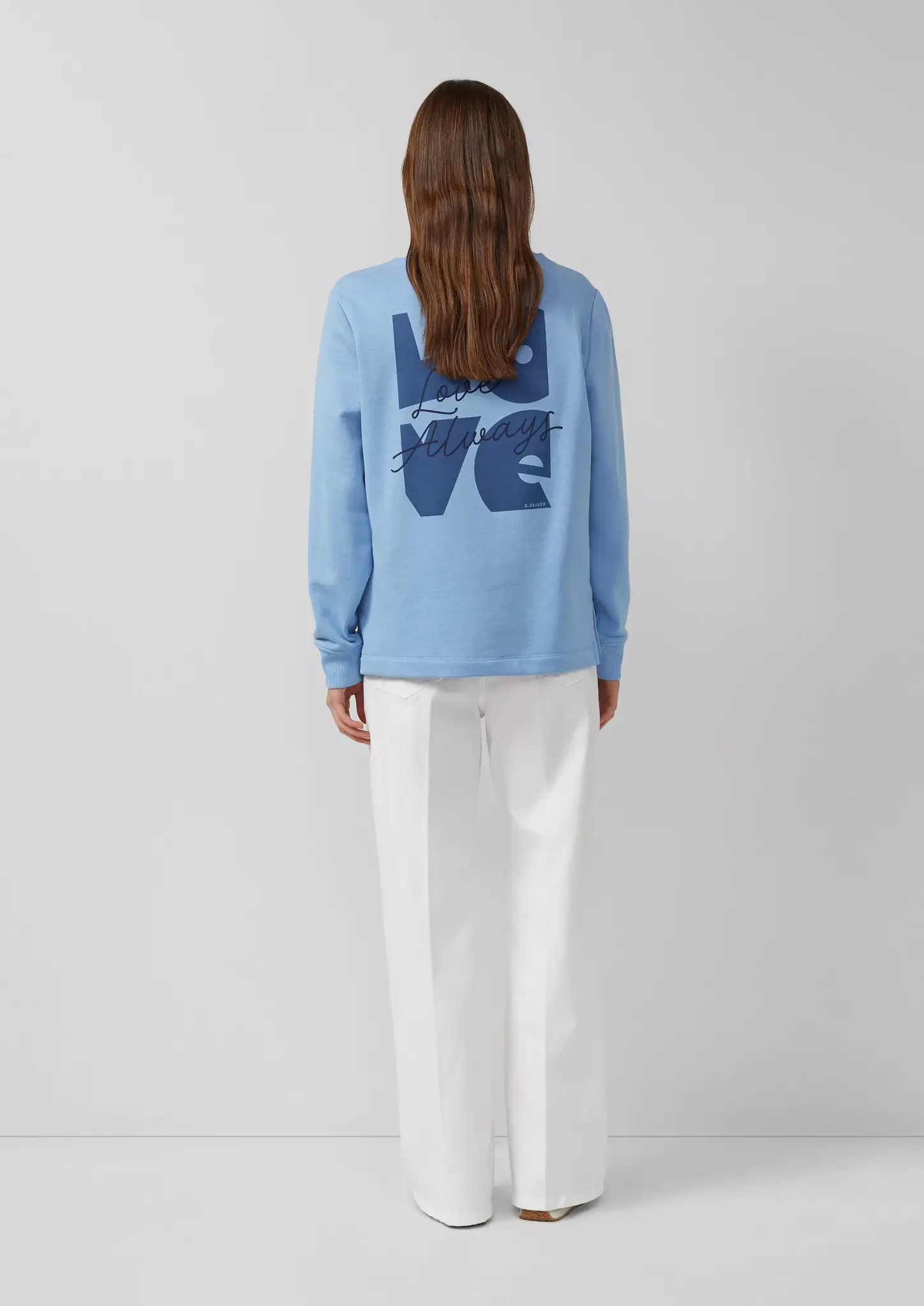 S. Oliver Backprint Sweatshirt - Blue