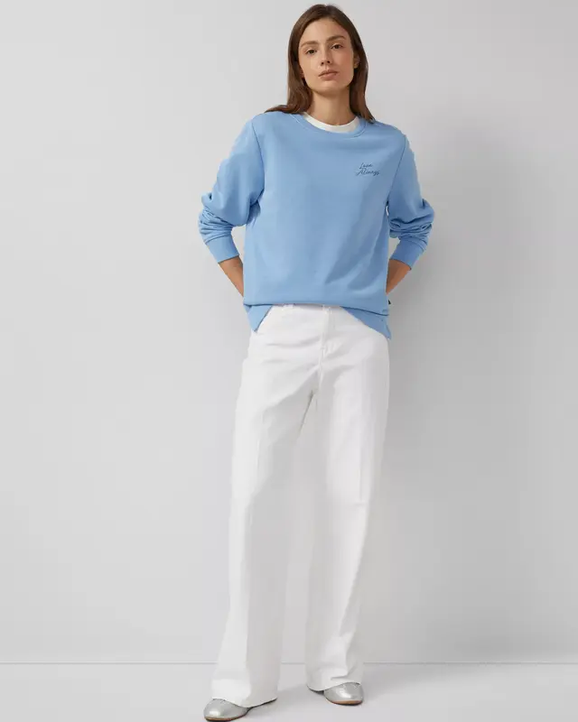 S. Oliver Backprint Sweatshirt - Blue