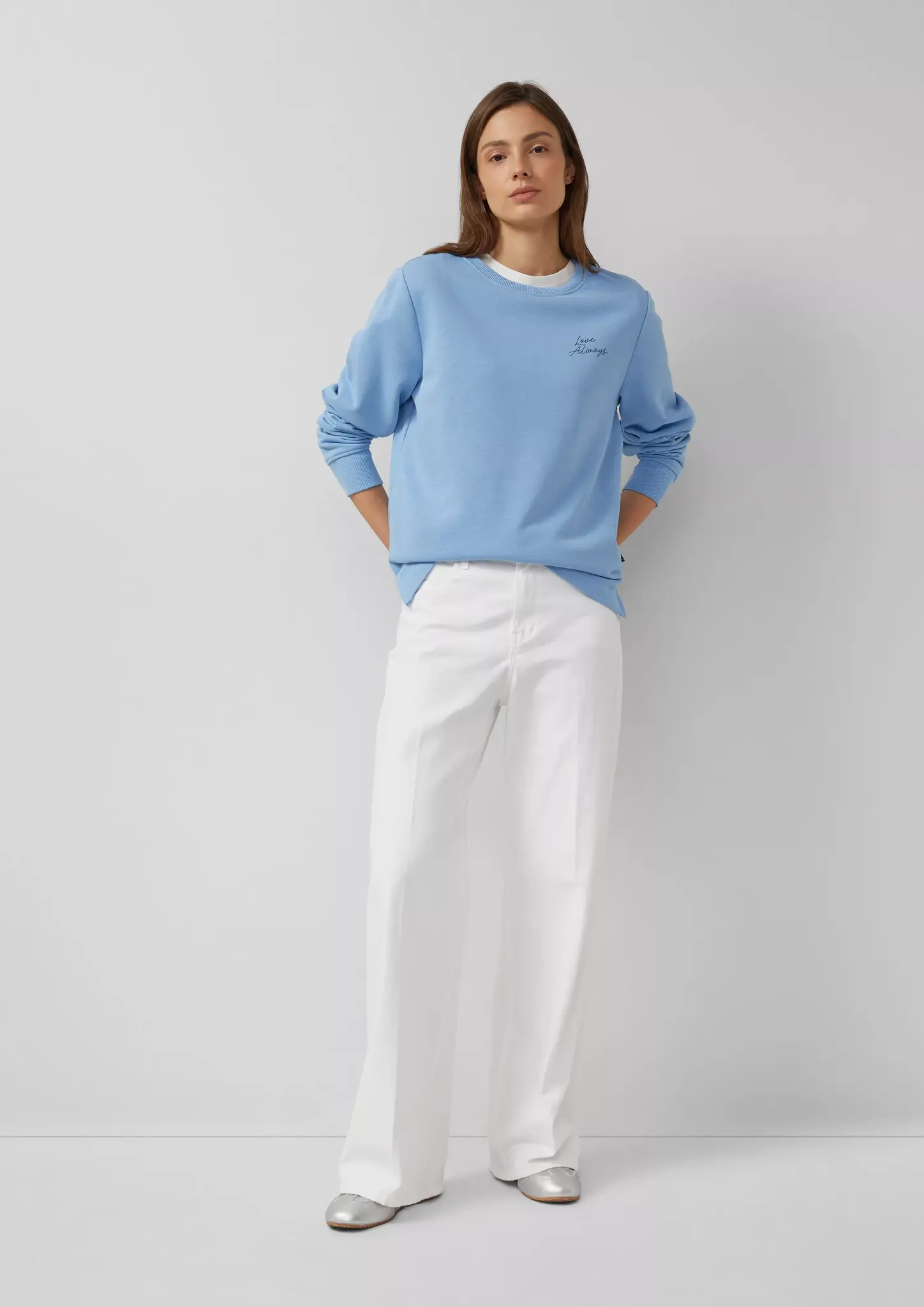 S. Oliver Backprint Sweatshirt - Blue