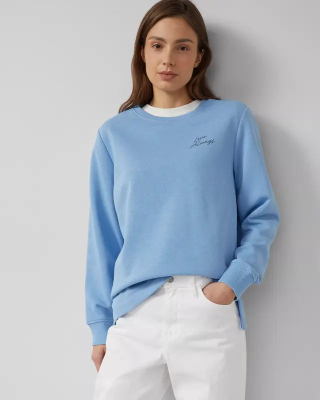S. Oliver Backprint Sweatshirt - Blue