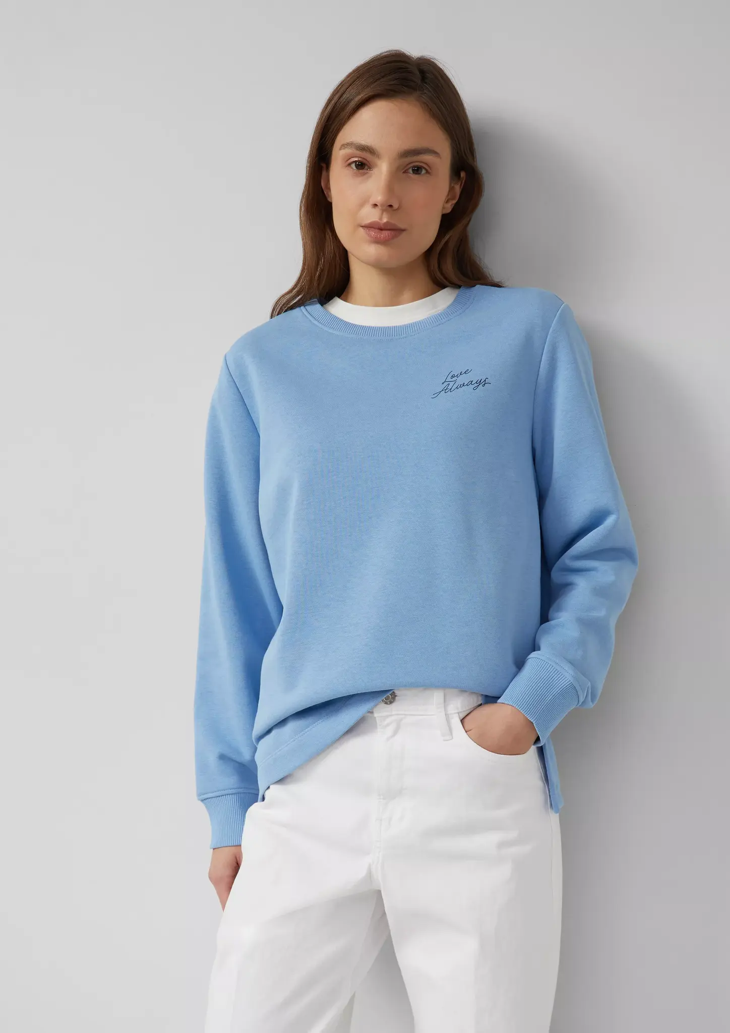 S. Oliver Backprint Sweatshirt - Blue