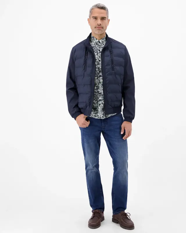 Lerros Kurzarm Hemd - Broken White