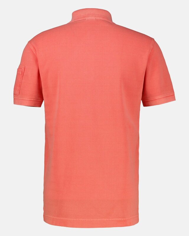 Lerros Poloshirt, Streifen Piqué - Vivid Red