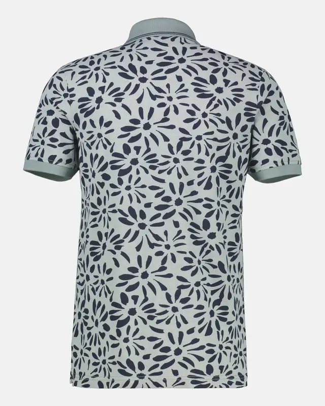 Lerros Two-Tone Poloshirt - Storm Grey