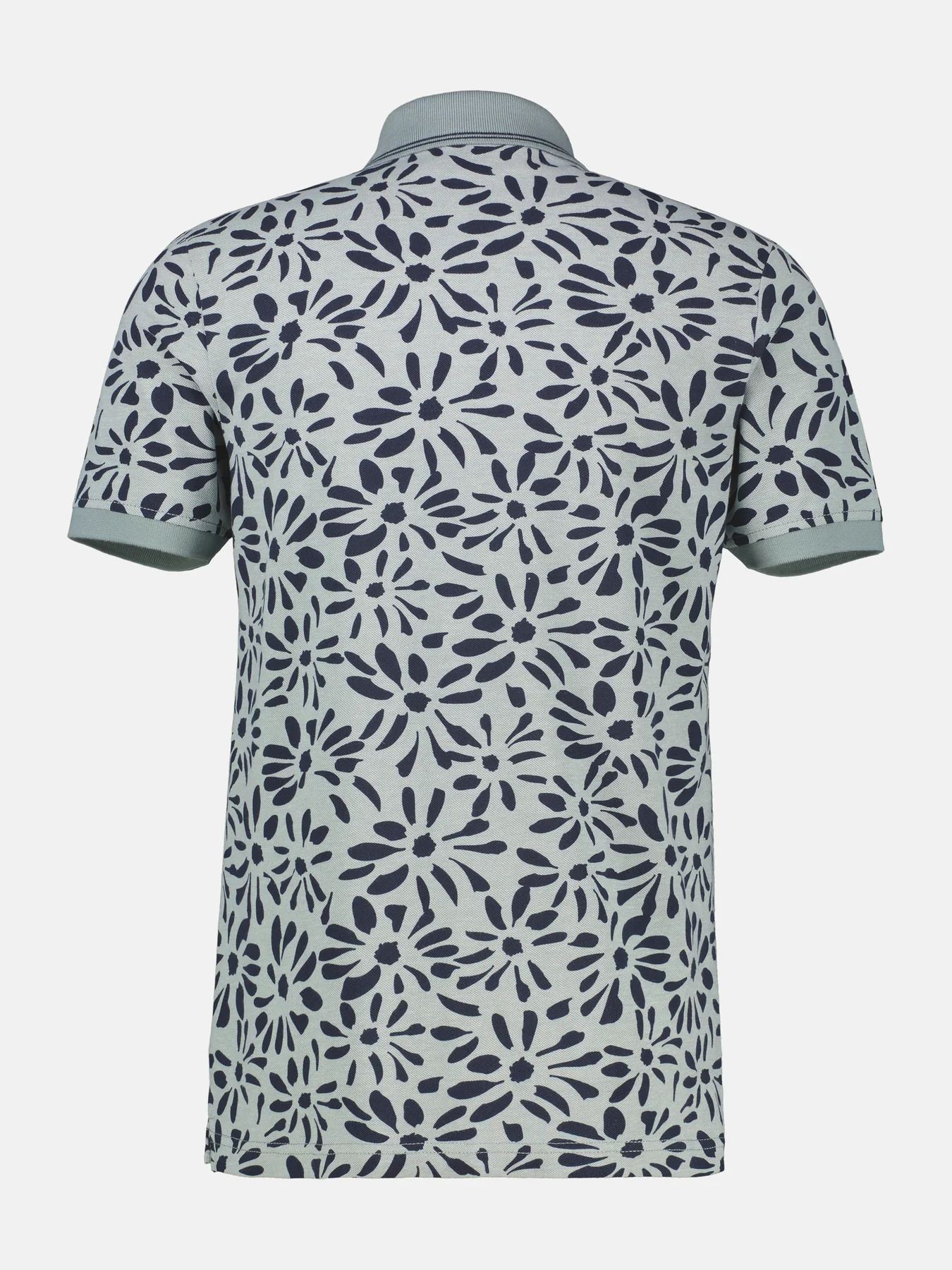 Lerros Two-Tone Poloshirt - Storm Grey