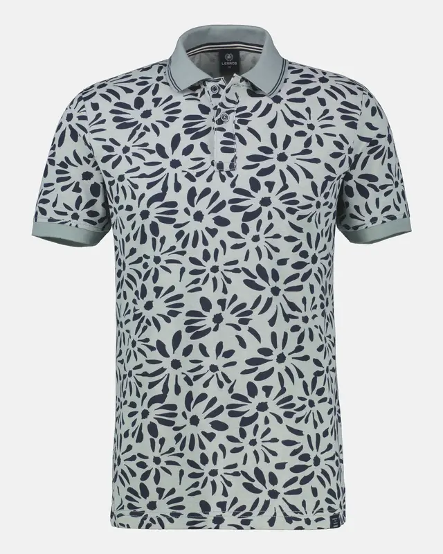 Lerros Two-Tone Poloshirt - Storm Grey