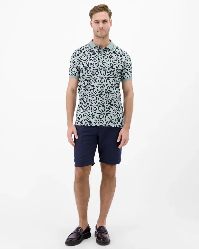 Lerros Two-Tone Poloshirt - Storm Grey