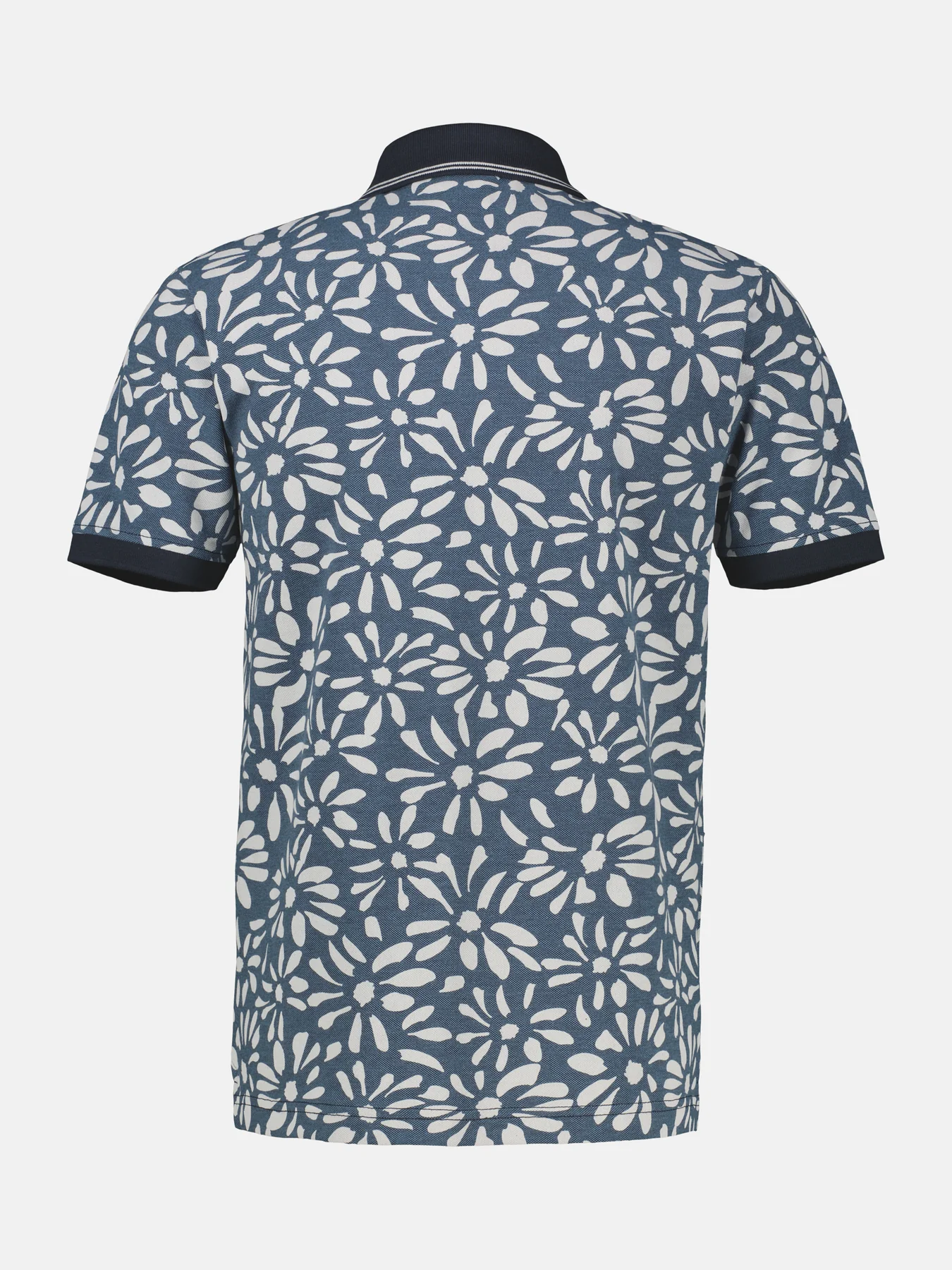 Lerros Two-Tone Poloshirt - Classic Navy