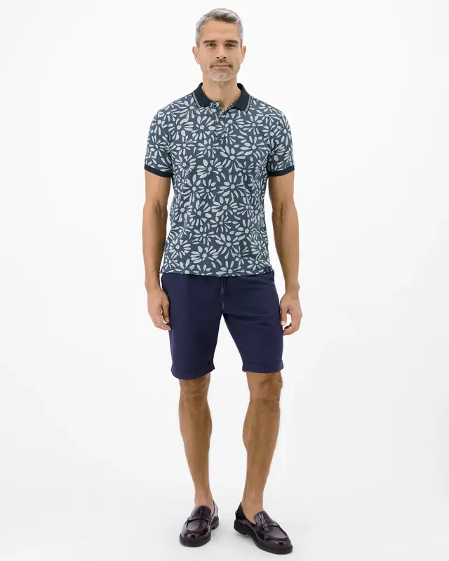 Lerros Two-Tone Poloshirt - Classic Navy