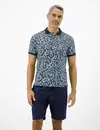 Lerros Two-Tone Poloshirt - Classic Navy