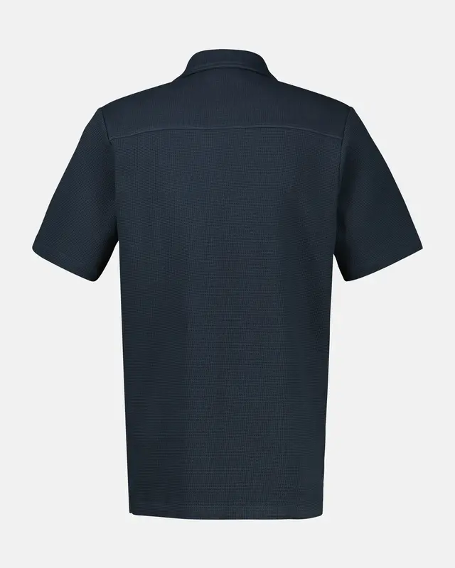Lerros Poloshirt Lange Knopfleiste - Classic Navy