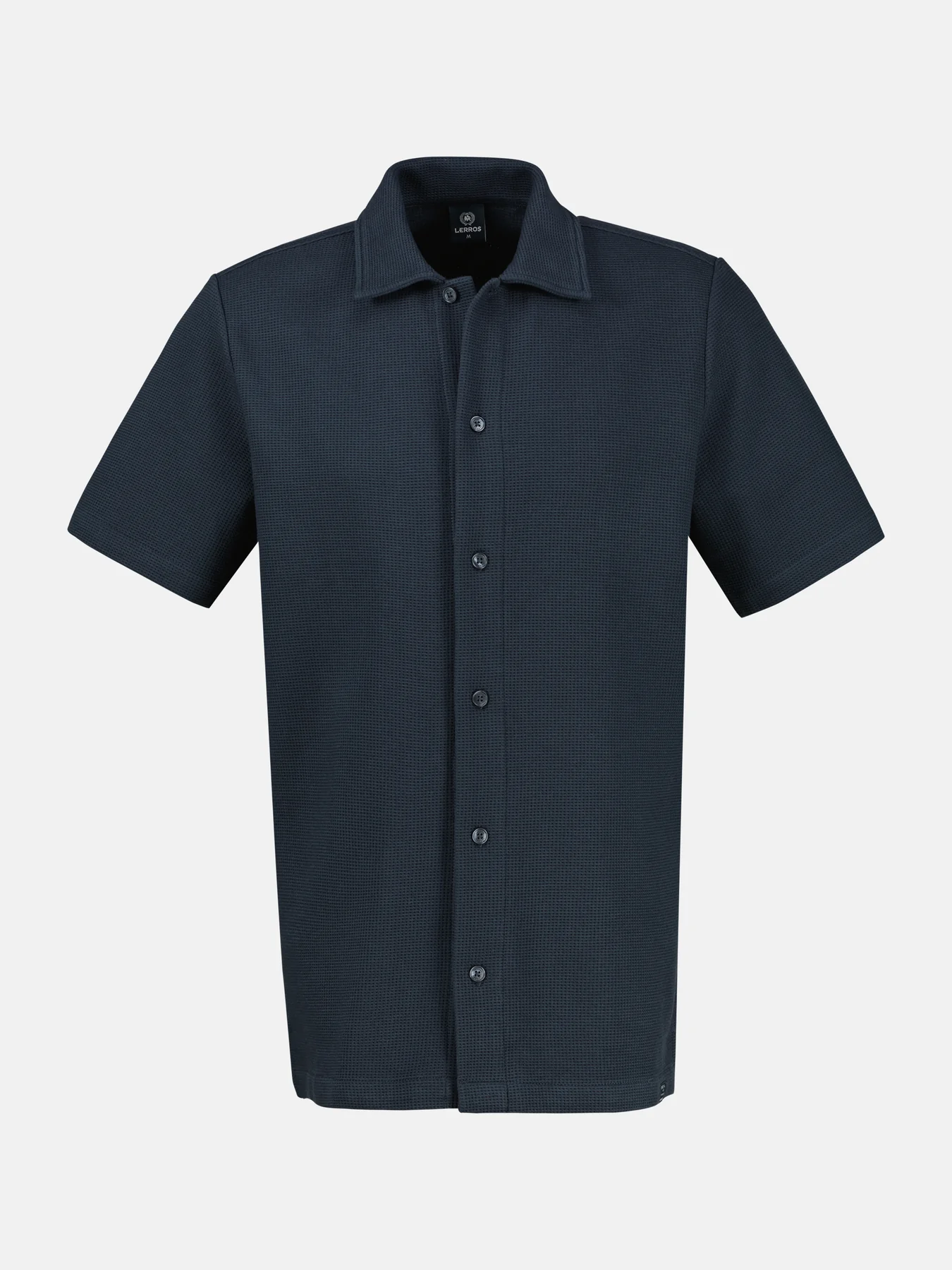 Lerros Poloshirt Doorlopende Knoopsluiting - Classic Navy