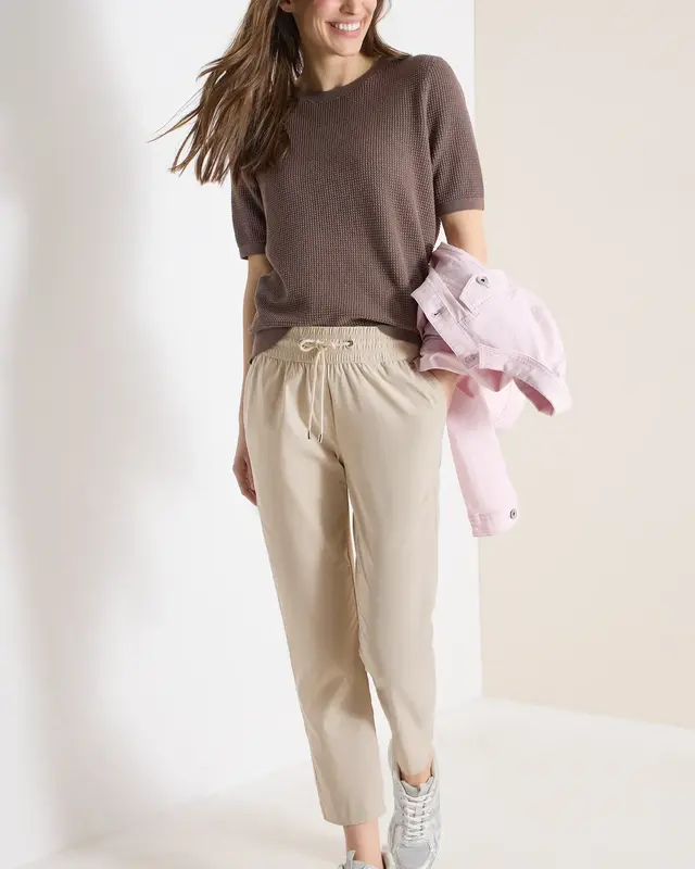 Cecil Summer Stretch Pants Tracey - Grain Beige