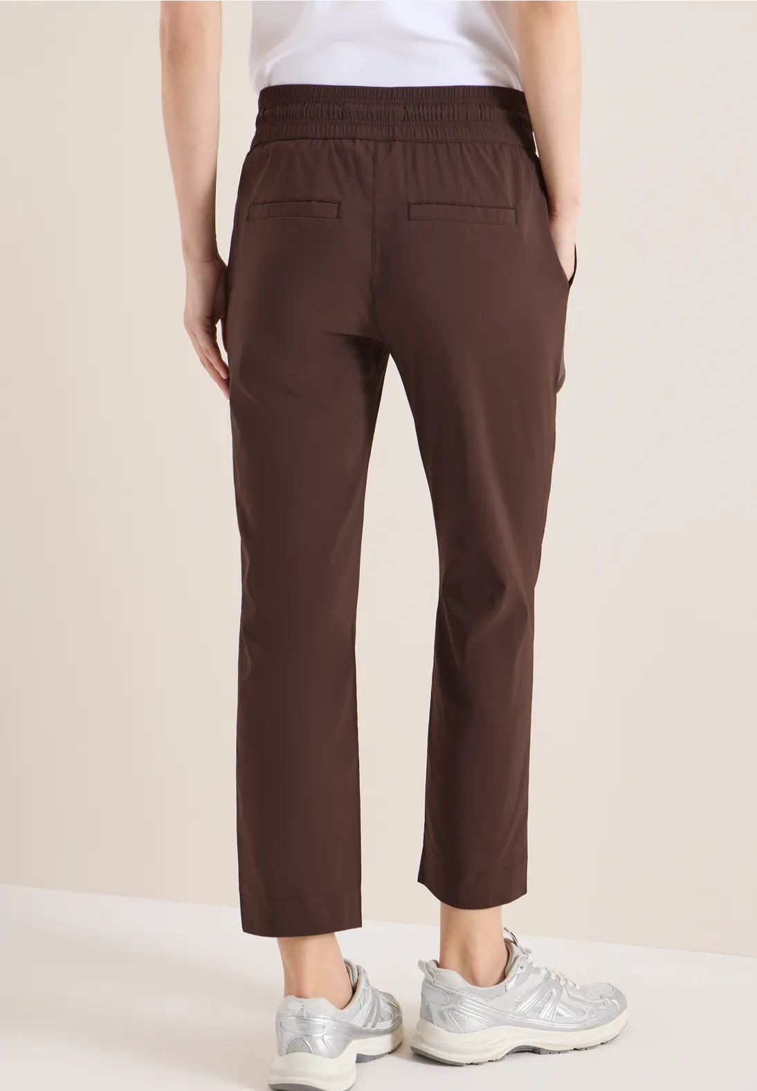 Cecil Summer Stretch Broek Tracey - Brown Cacao