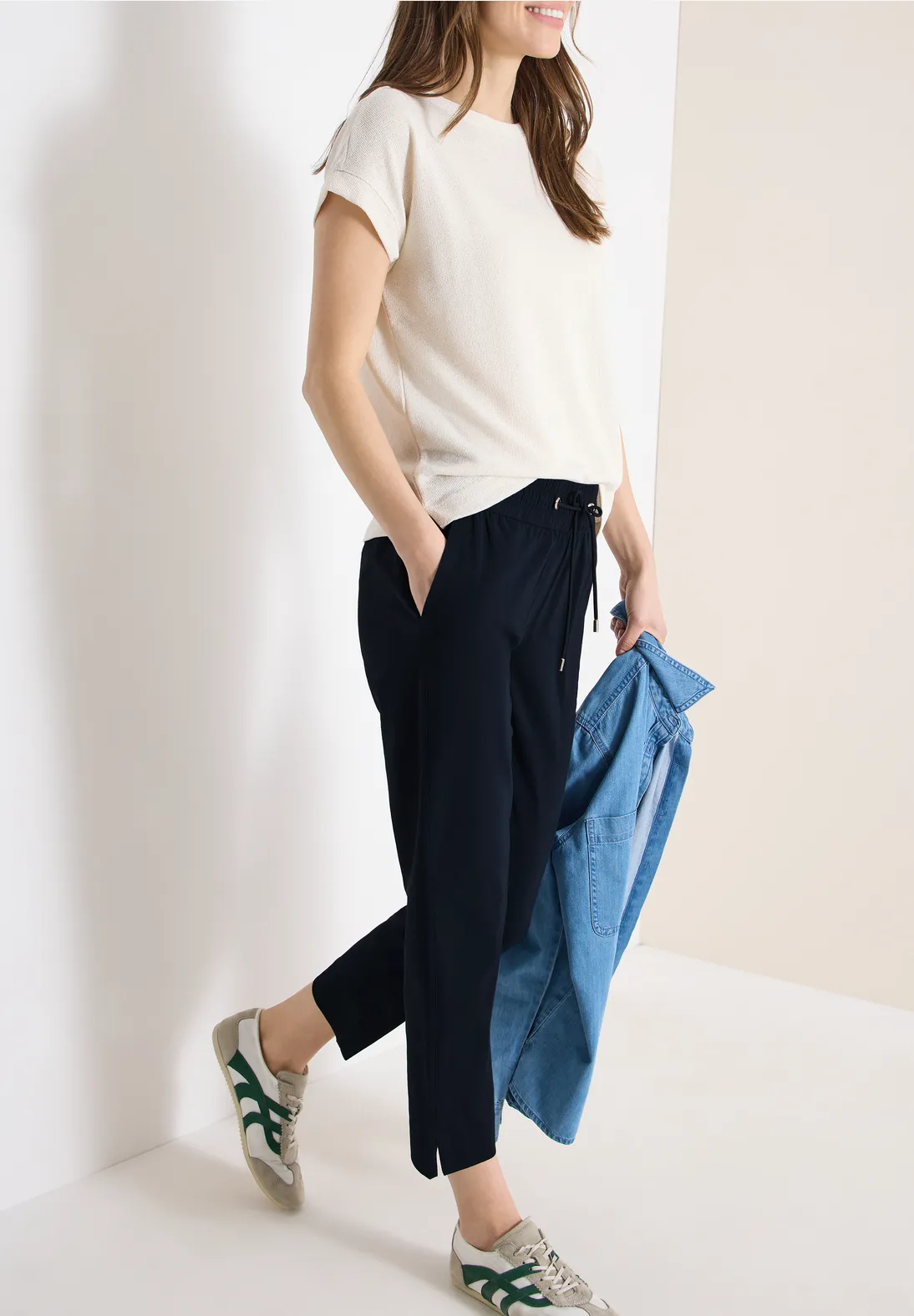 Cecil Summer Stretch Hose Tracey - Universal Blue