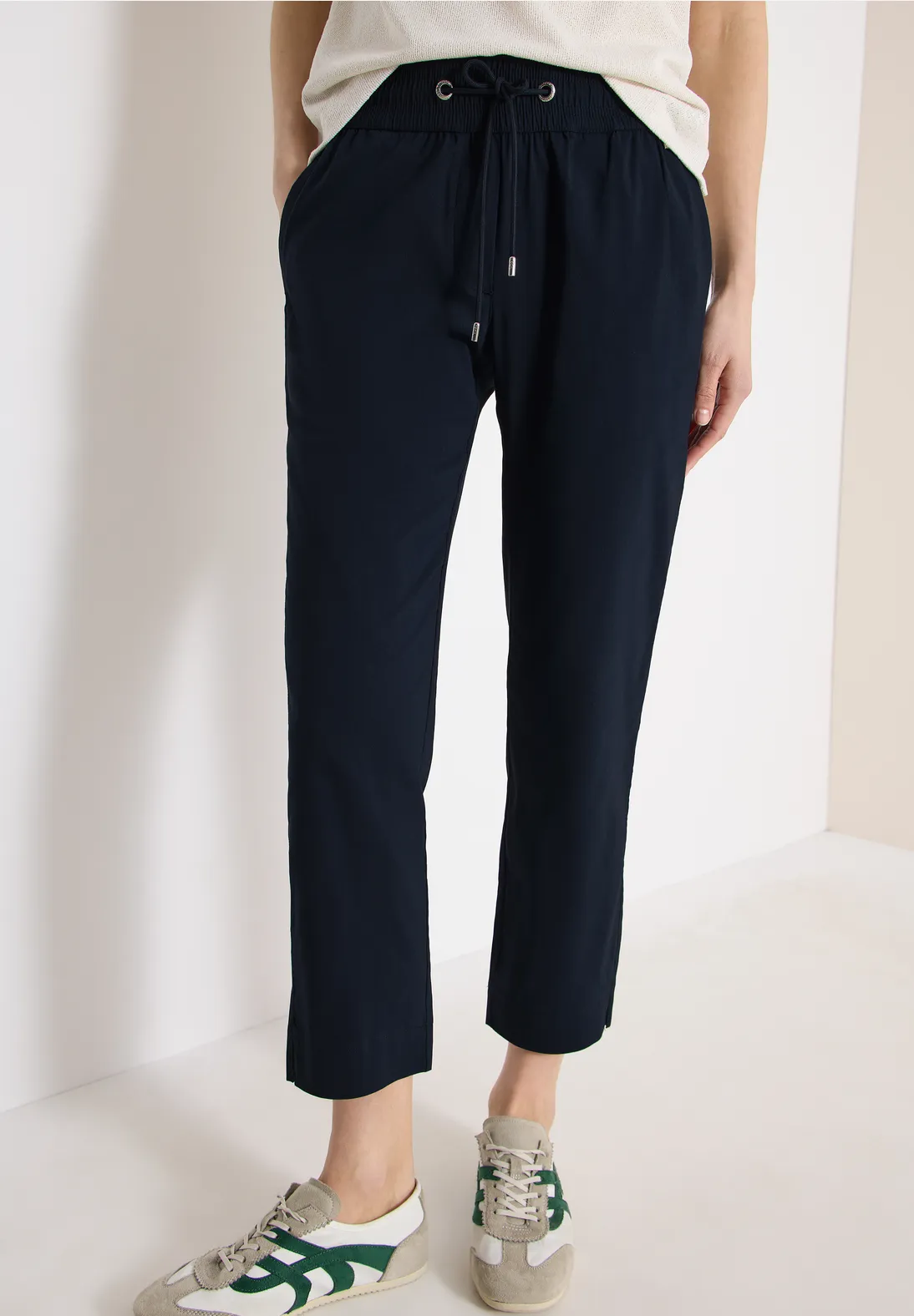 Cecil Summer Stretch Broek Tracey - Universal Blue