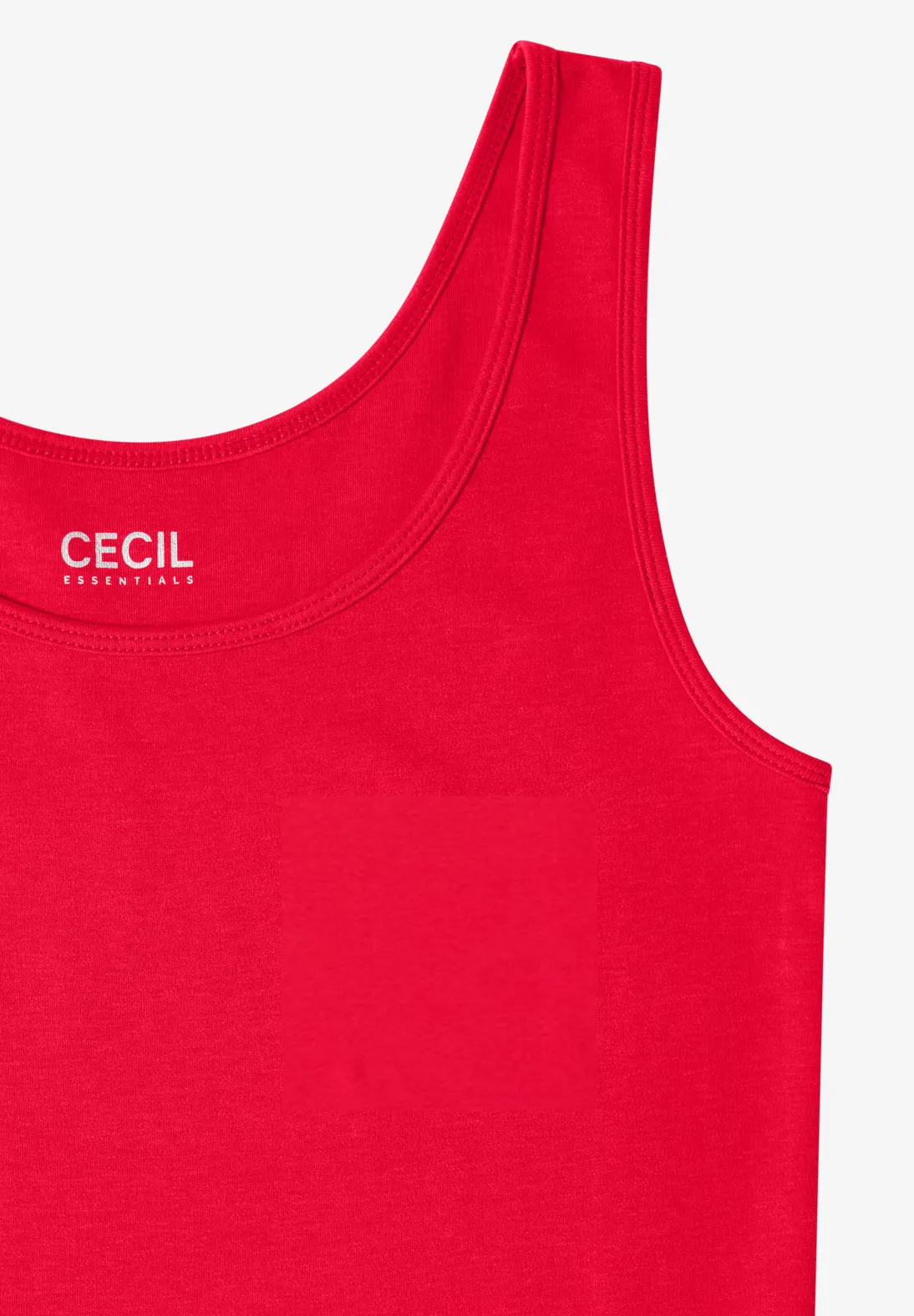 Cecil Basic Top Linda - Glazed Apple Red