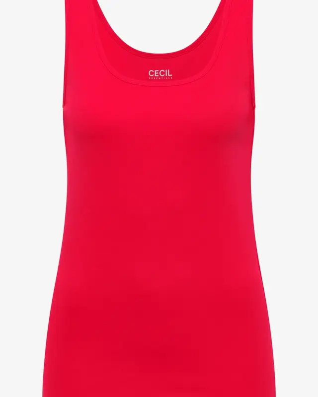 Cecil Basic Top Linda - Glazed Apple Red